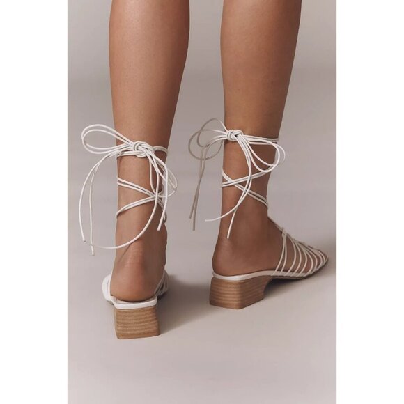 CAVERLEY Gail Strappy Block-Heel Sandals 40/9